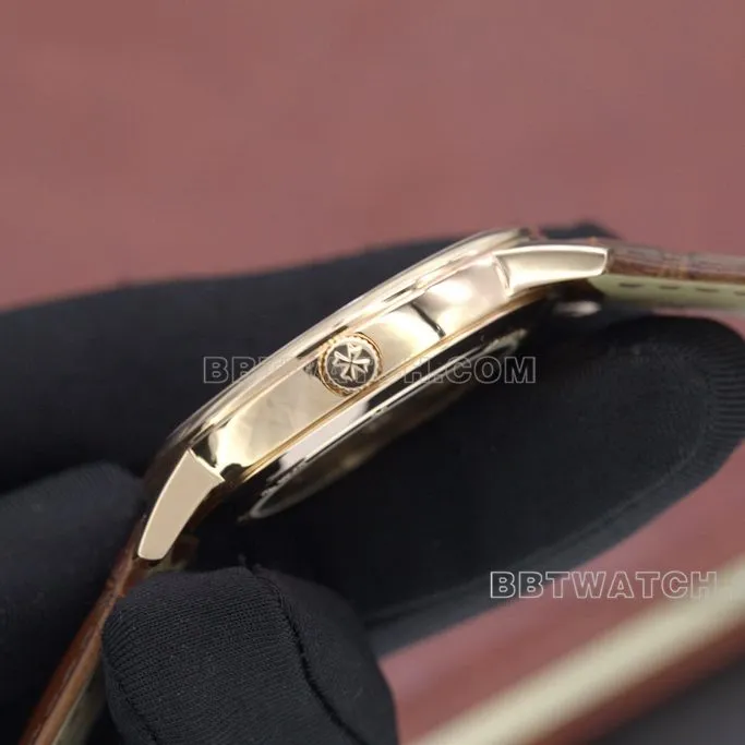 MKS Vacheron Constantin Heritage Top collectible watches open mold rose gold white disk