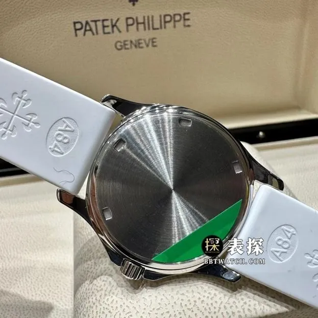 MMA factory Patek Philippe5067Asuper watch ladies white dial rubber model picture and price front live photo