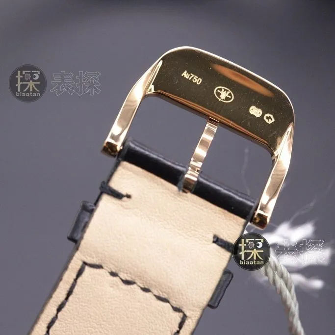 APS factory master Jaeger-LeCoultre1:1replica watch eggshell yellow plate rose goldmoon phaseleather strap model 1362511 overall live photos