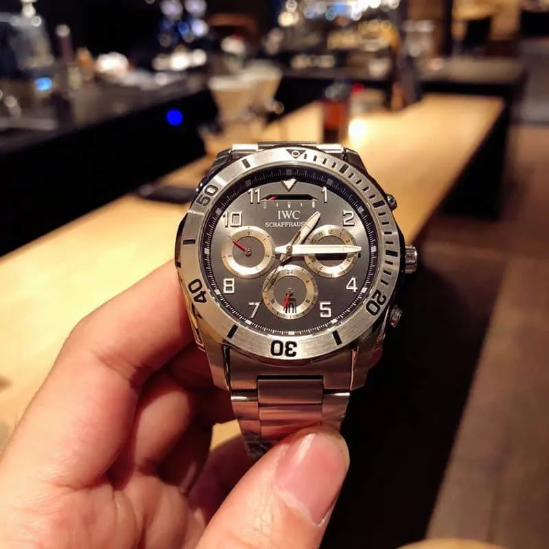 IWC watch IWC Sun Moon Star Air Force One special forces watch front view