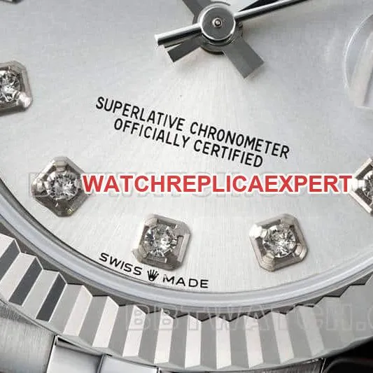 ARF FactoryRolex log top-tier 1:1super clonesilver dial31mm five grid link 278274front live photo