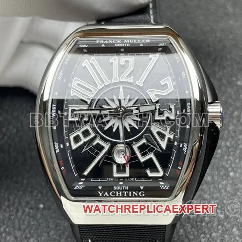 watch V45 Franck Muller ABF factory black dial leather braceletside live photo