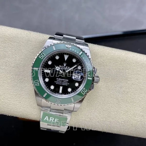 Rolex Watch ARF Factory Submariner 41mm Green Aqua Ghost 3235 Caliber 126610 Front Actual Picture