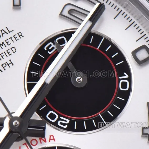 C factory RolexDaytona1:1top-tier replicawhite goldwhite dialsteel bracelet model 116509front live photo