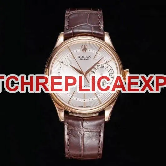 Rolex Cellini independent small second 3165movementreplica series watch comparison review front view