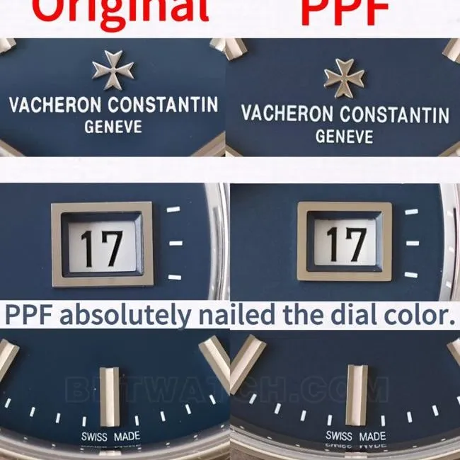 PPF FactoryVacheron Constantin historical masterpiece top-tier watch 4200 contrast Genuine difference appearance live photos