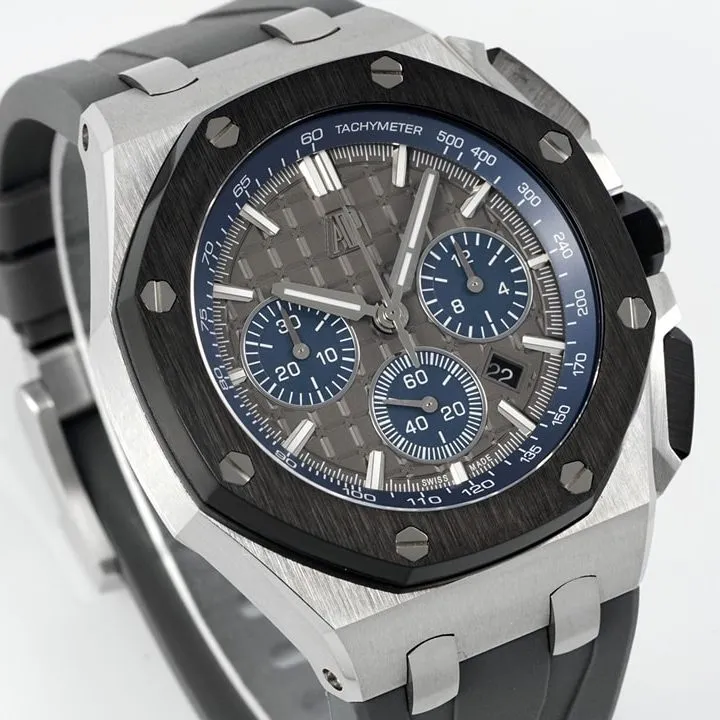 APF offshore Audemars Piguet1:1replica watch gray plate rubber model 26420IO.OO.A009CA.01bracelet picture