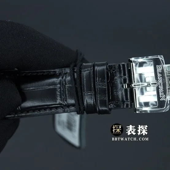 OM Factory Blancpain classic 66541:1super watch men's moon phasewhite dialleather strap model pictures and prices front live photo