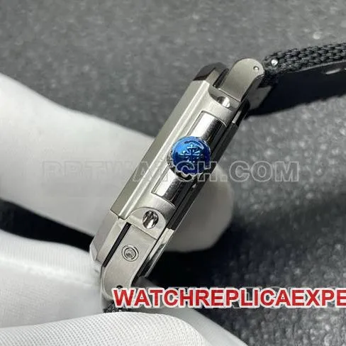 collectible watch P1 factory Patek PhilippeCUBITUSblack dial5822P-001side live photo