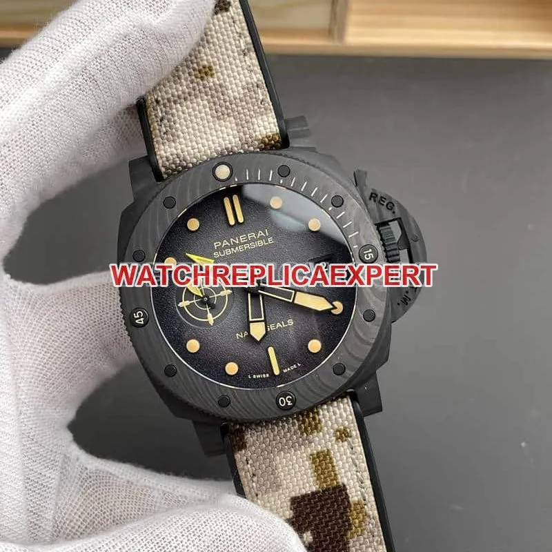VSPanerai stealth 1:1super cloneblack dialPAM01513front live photo