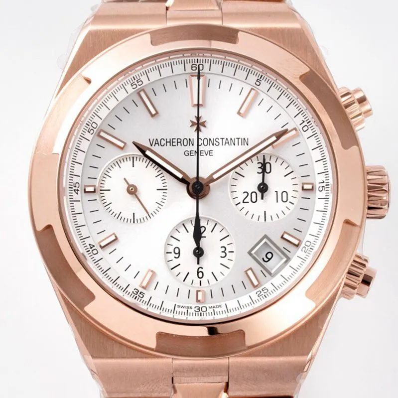 Vacheron Constantintop-tiersuper watch Overseas series men's mechanical white watch clasp picture