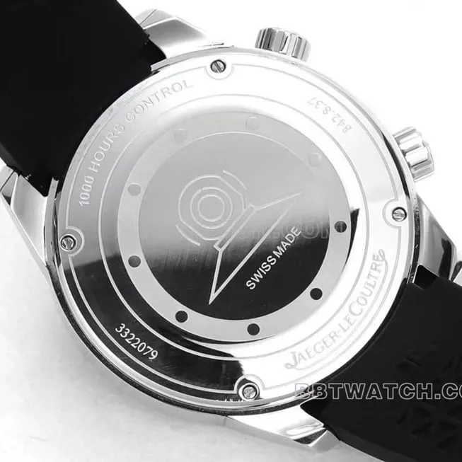 BLS factory Jaeger-LeCoultre Beichen top-tier 1:1high-quality replicablack dial rubber model 906867Jfront live photo