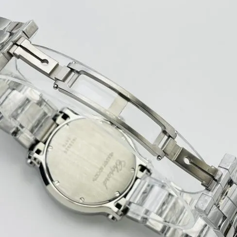 YF Factory top watch Chopard Happy Diamonds series white steel red bottom diamond ladies wristwatch front view
