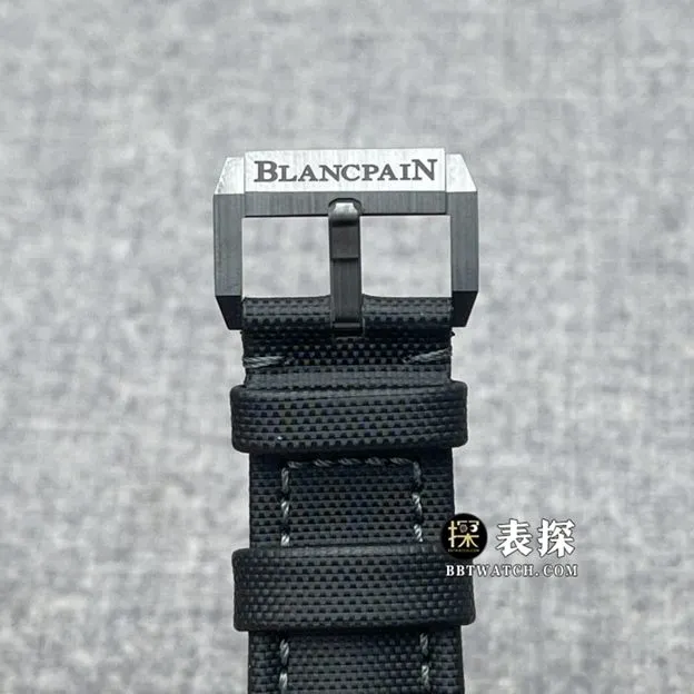 GF FactoryBlancpain Fifty Fathoms 5000top-tier 1:1super watch men's green dialleather strap picture and price side live photo