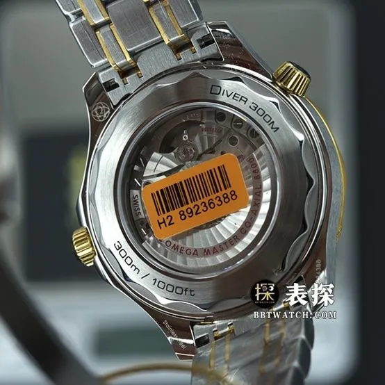 VS FactoryOmegaSeamaster300Msuper watch men's rose gold blue steel bracelet model pictures and prices side live photo