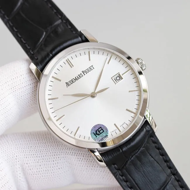 top-tier replicaAudemars PiguetJULES AUDEMARS series three-hand silver steel case movement picture
