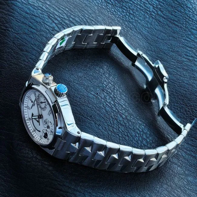 1:1replica watch KR factory Vacheron Constantin travels all over the world white dial47450caseback live photo