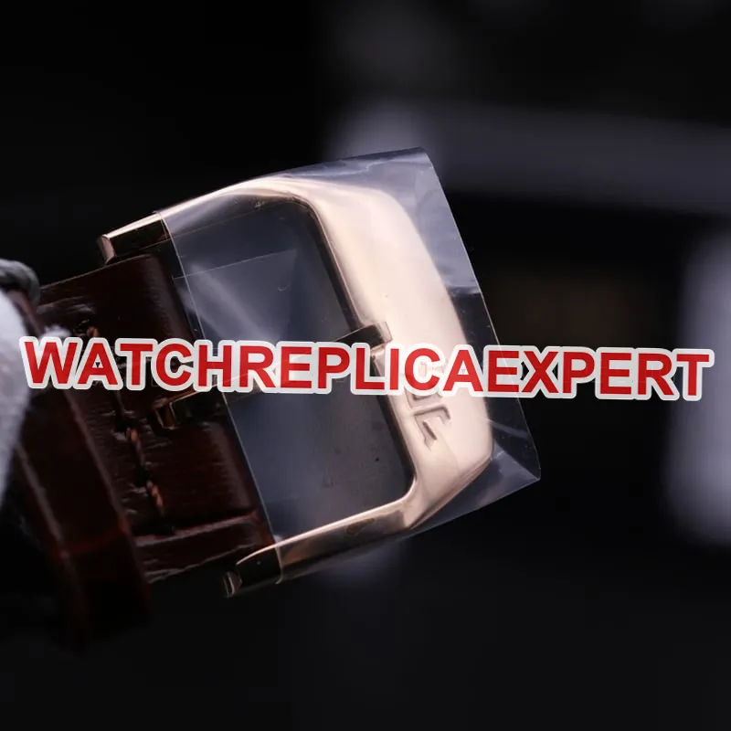 Jaeger-LeCoultre Master Series Moon Phase Ultra-Thin Men's Watch Rose Gold Review Side View