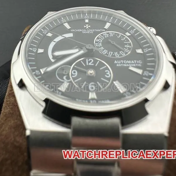 collectible watch 9F factory Vacheron Constantinblack dial mechanical 47450front live photo