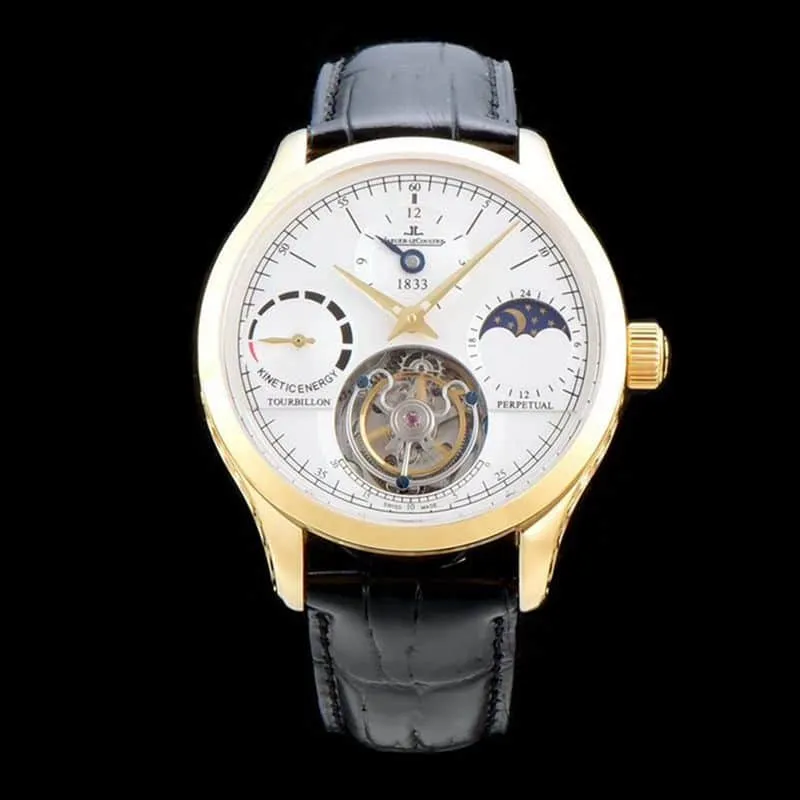 Jaeger-LeCoultrehigh-quality watch master series Q5046520 automatic genuine tourbillon men's watch front view