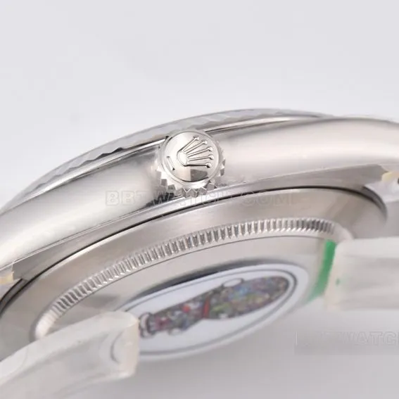 C factory Rolex log top-tier 1:1super Pothos 41mm three-row link m126334-0021front live photo