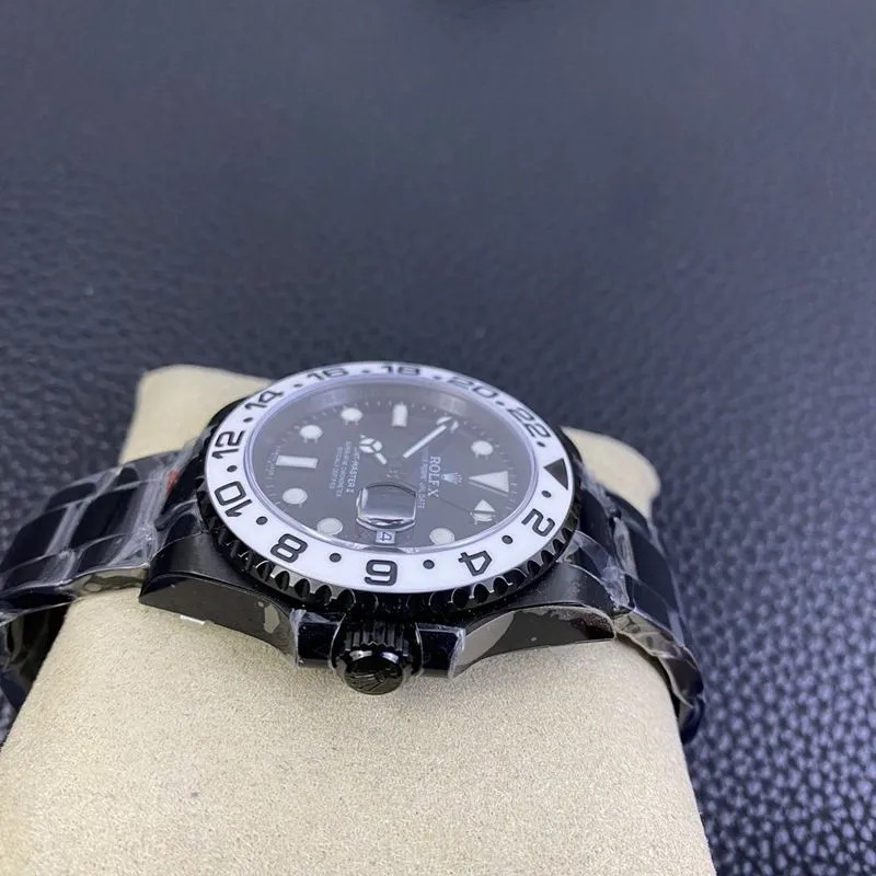 Rolexreplica watch 116710 black and white two-color ceramic dial black warrior Oreo clasp picture