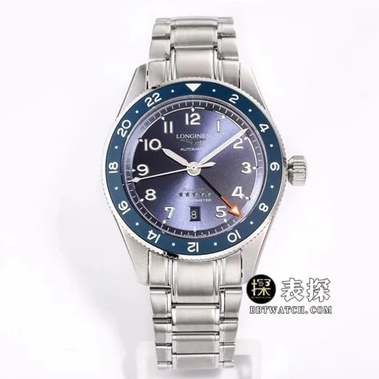 Pioneer Longines1:1replica watch blue dialsteel bracelet model L3.812.4.93.6braceletlive photos