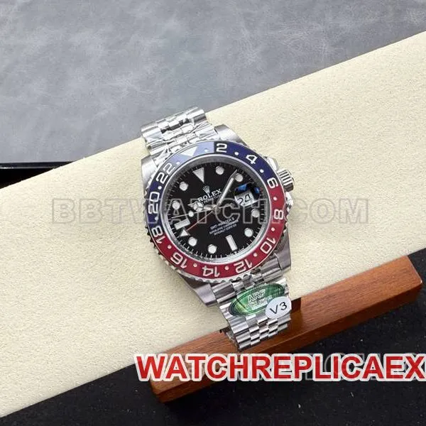 Rolex1:1replica watchARF FactoryGMT-MasterGMTPepsi bezel3285movementbraceletlive photos