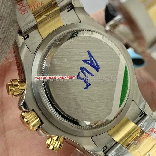 QF factory collectible watch DaytonaRolexwhite dial4131 mechanical gold braceletbraceletlive photos
