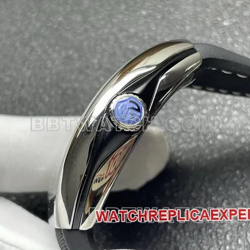 watch V45 Franck Muller ABF factory black dial leather braceletcaseback live photo