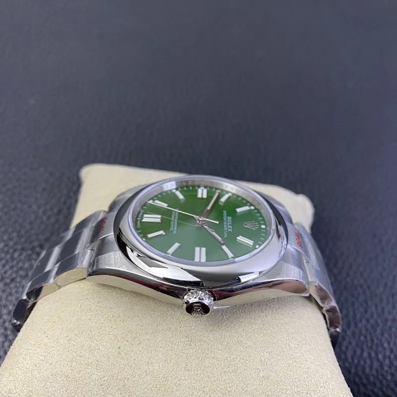 Rolex new Oyster Perpetual green dialreplica watch back cover picture