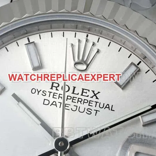 ARF FactoryRolex log 1:1super clonesilver dial stick hour markers 31mm three grid link 278274side live photo