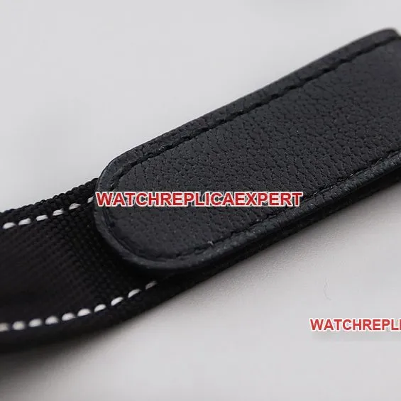 VS FactoryRolexSubmariner1:1super cloneblack dial carbon fiber white ring leather strap front live photo