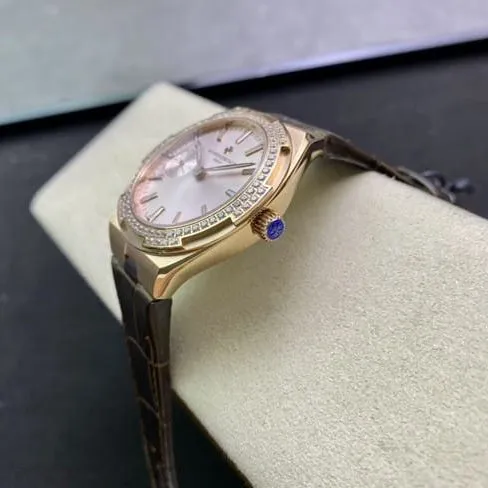 top-tier real diamond replicaVacheron Constantin series small model women's watch side view