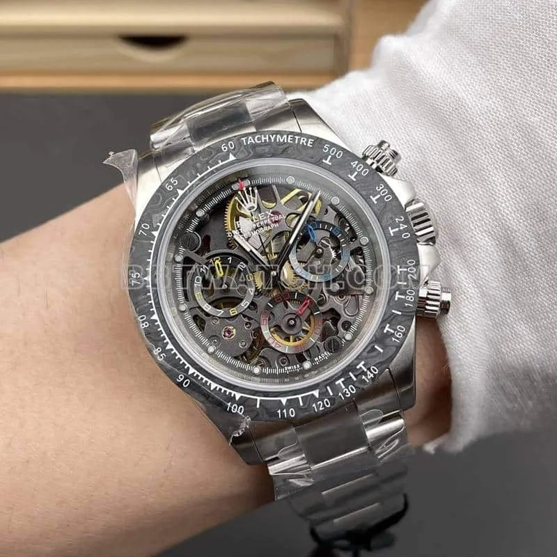 ADG factory Rolex Daytona1:1super hollow disc carbon fiber braceletlive photos