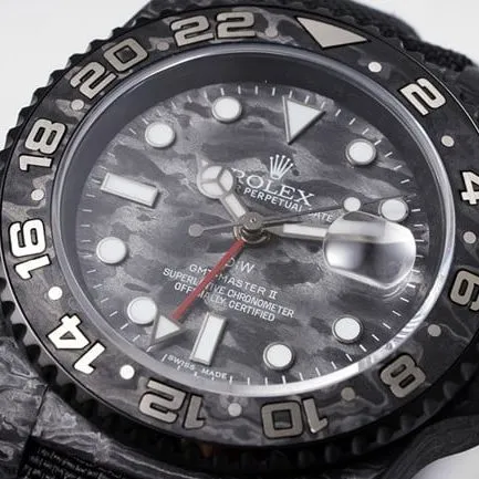 top-tierRolexreplica men's black dial nylon strap full automatic movement watch movement picture