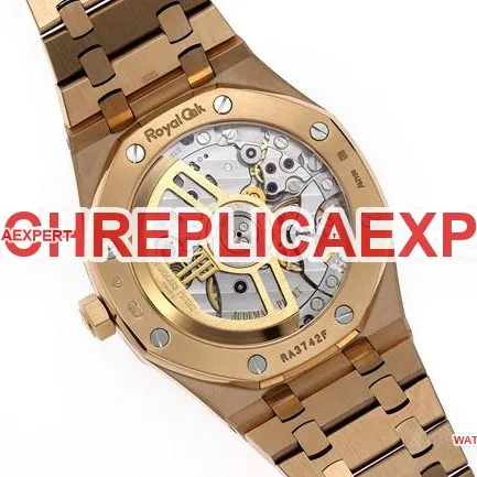 top-tier watchZF FactoryRoyal OakAudemars Piguetblack dial15500braceletlive photos