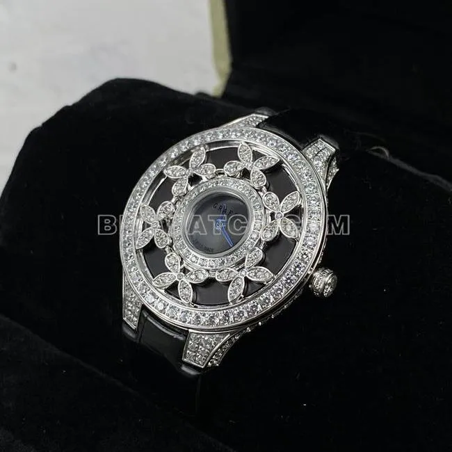watch Graf VCA factory sapphire crystaldiamond33mmquartz movementclasplive photos