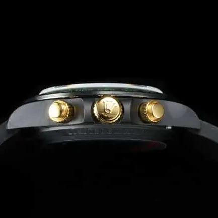 TW factory Rolextop-tier watch men's black dialrubber strap fully automatic movementclasp picture