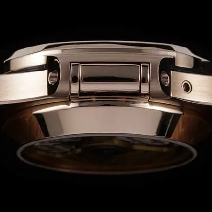 3K Factory Patek Philippe collectible watches Men's Black Plate Steel Strap Nautilus Multifunction Chronograph Watch Front View