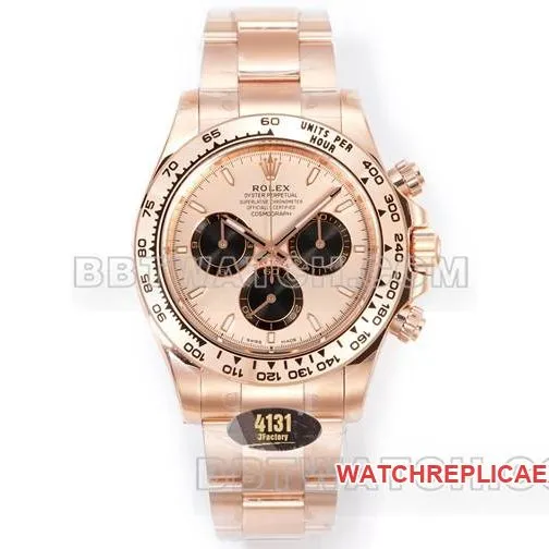 Rolex JF Factory Daytona Rose Gold Dial