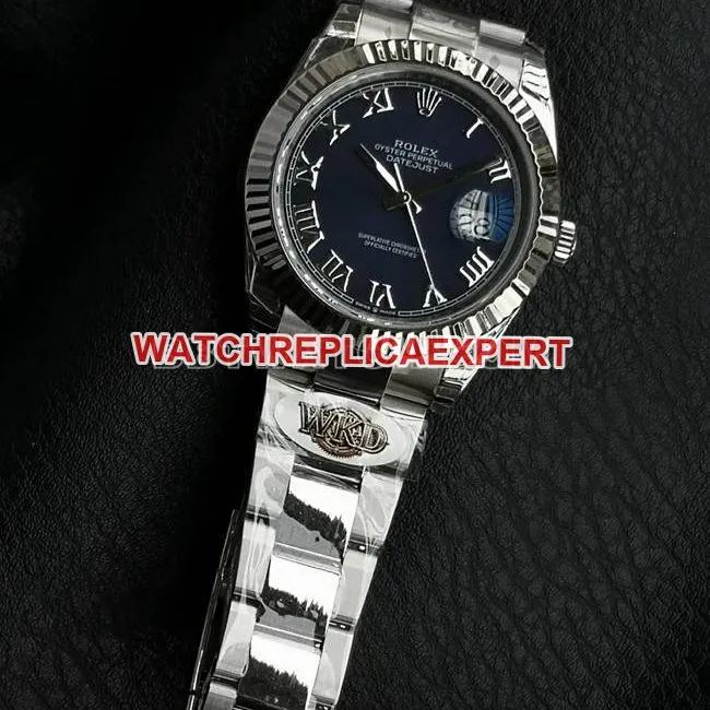 Watch WKD Factory Datejust Rolex 41mm Blue Dial 126331 Front