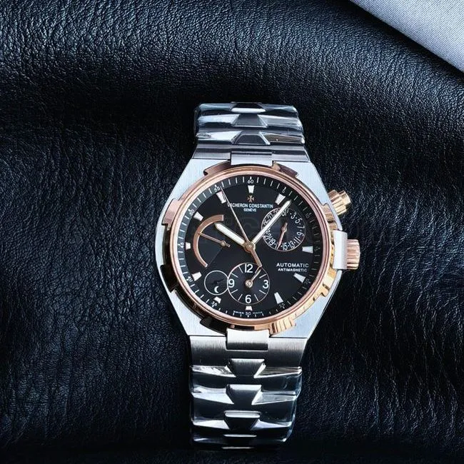top-tier watch KR factory across the world Vacheron Constantinrose goldblack dial47450front live photo