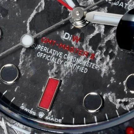 top-tiersuper cloneVS new RolexGMT-Master carbon fiber case men's watch front view