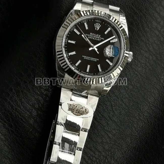 WKD Factory collectible Watches Rolex 41mm Black Dial 126331 Front Real Shot