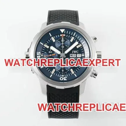 collectible watch APS factory marine timepiece IWCblue dial7750 mechanical side live photo