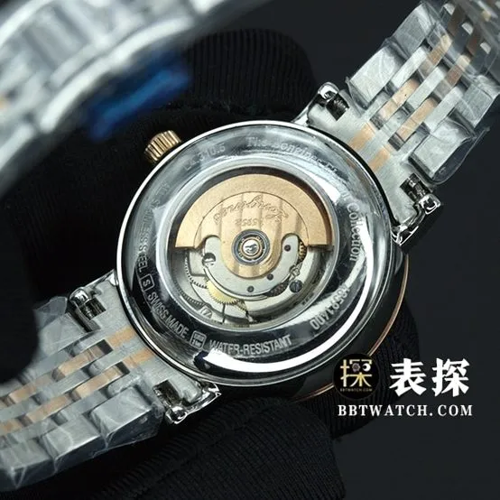 Longines Boya watch couple white dial black needle steel bracelet picture and price front live photo