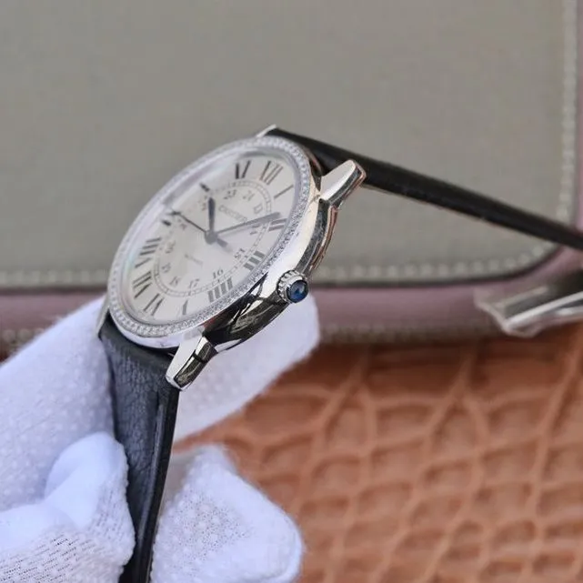 Cartier fine imitation watches London SOLO medium WSRN0021 watch front view