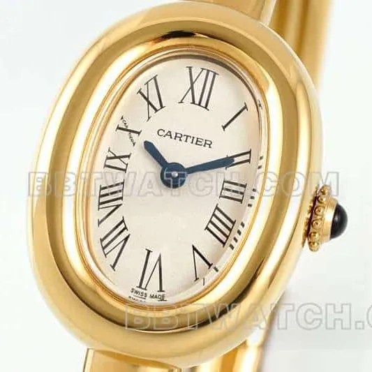 AF FactoryCartier bathtub 1:1super cloneyellow goldWGBA0018caseback live photo