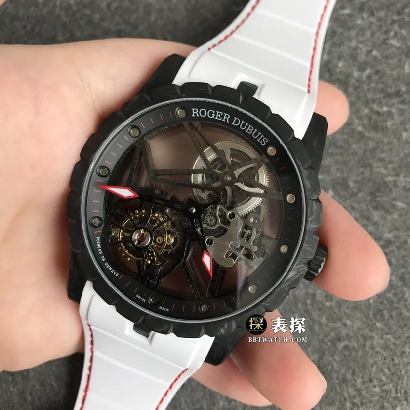 BBR King Roger Dubuis watch hollow disc rubber model DBEX0577bracelet picture